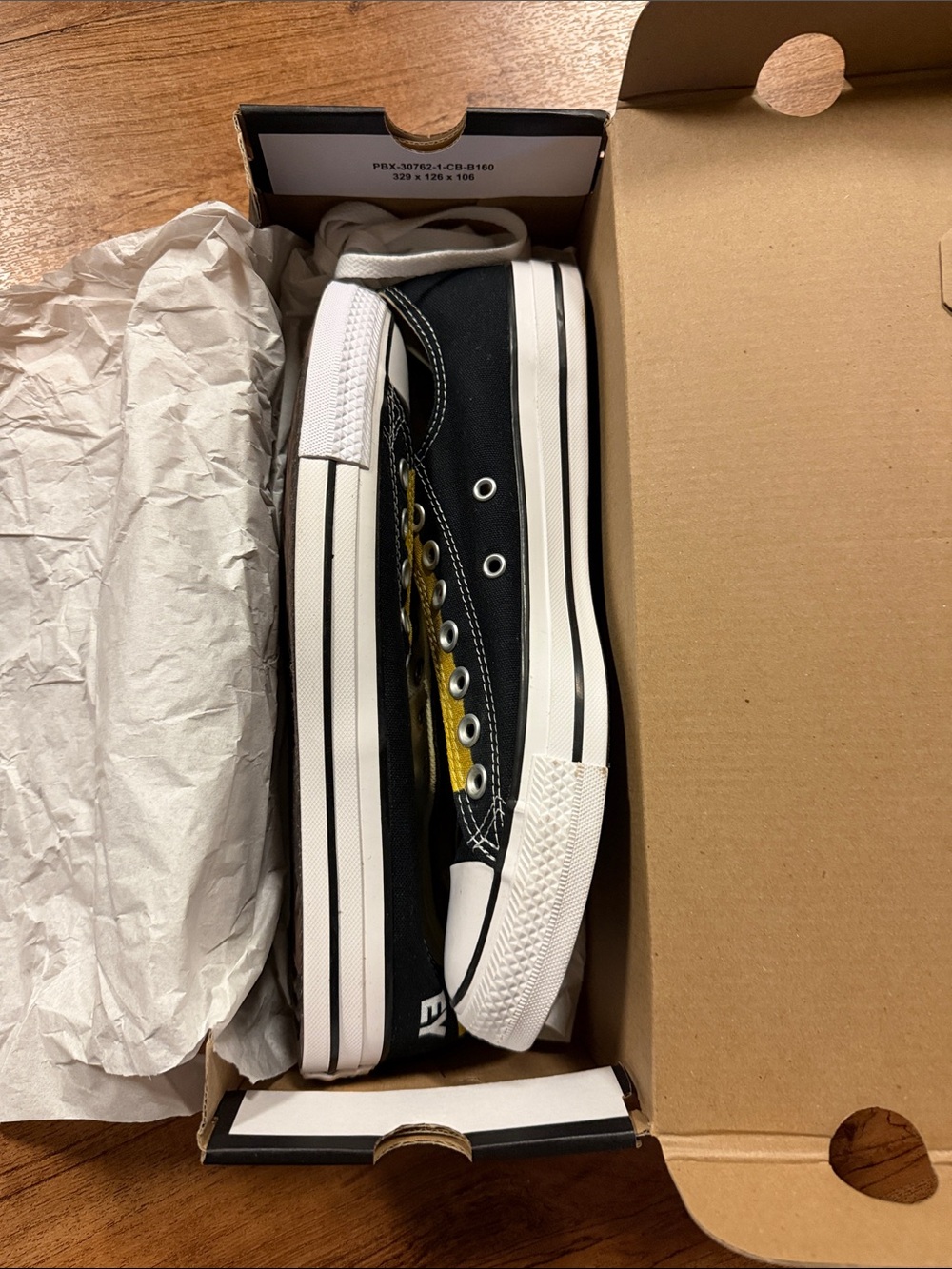 Converse Black & White Low-Top Canvas Sneakers